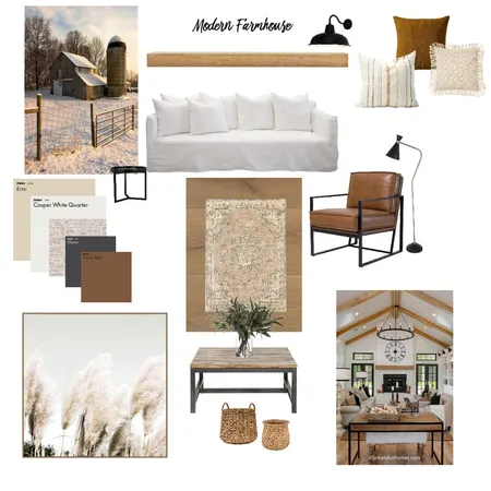 Modern Farmhouse Interior Design Mood Board by Sandrock Interior Design on Style Sourcebook