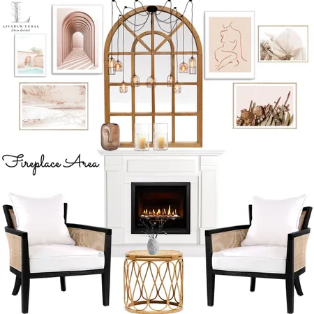 fireplace Interior Design Mood Board by livanurvuraldesign on Style Sourcebook