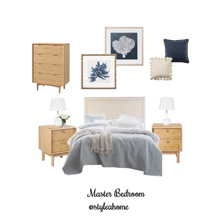 Balmoral Master Bedroom Interior Design Mood Board by Styleahome on Style Sourcebook