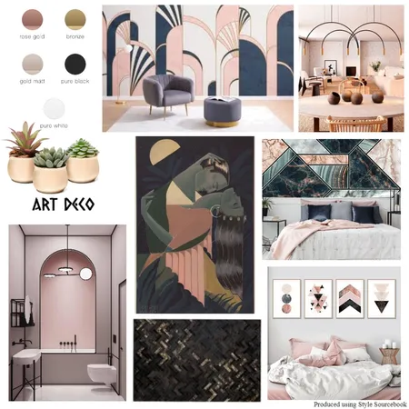 Art Deco Interior Design Mood Board by Janine Lee on Style Sourcebook