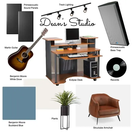 Dean's Studio Interior Design Mood Board by shannonmacnaughton@live.com on Style Sourcebook