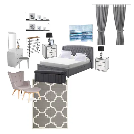 Grace Bedroom Interior Design Mood Board by leah.kooma on Style Sourcebook