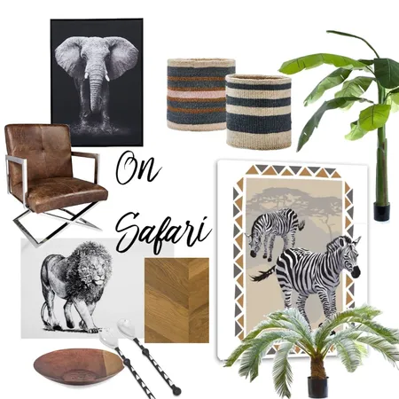 On Safari Interior Design Mood Board by Adrian Stead on Style Sourcebook