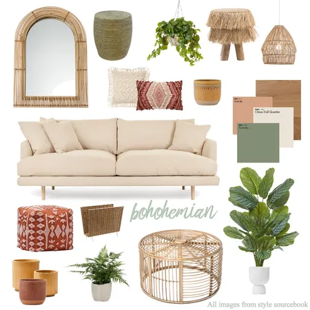 bohemian Interior Design Mood Board by brittneylee on Style Sourcebook