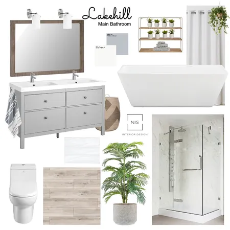 Lakehill Main Bathroom (option 3) Interior Design Mood Board by Nis Interiors on Style Sourcebook