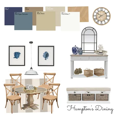 Hampton's Dining 2 Interior Design Mood Board by Elaine2186 on Style Sourcebook