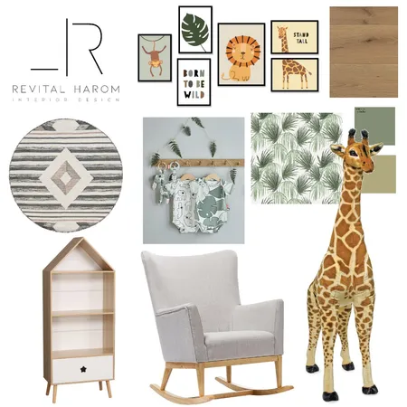 חדר ילדים גונג'ל Interior Design Mood Board by revitalharom on Style Sourcebook