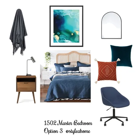 1502 Master Bedroom Option 3 Interior Design Mood Board by Styleahome on Style Sourcebook