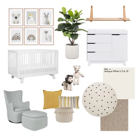 Neutral Nursey Interior Design Mood Board by KWebber on Style Sourcebook