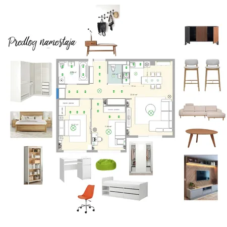 predlog namestaja1 Interior Design Mood Board by IvKoM on Style Sourcebook