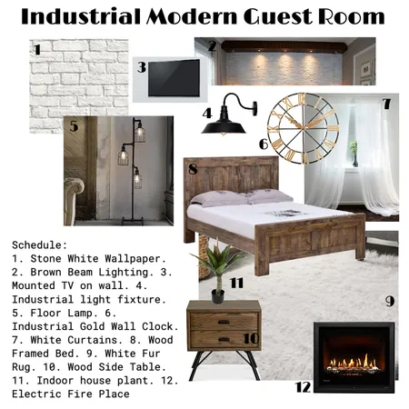 INDUSTRIAL MODERN Interior Design Mood Board by kayshamp on Style Sourcebook