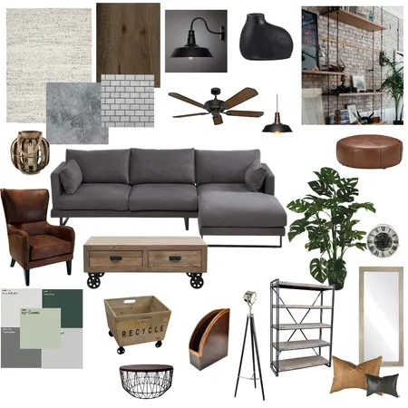 Industrial Mood board Interior Design Mood Board by Dpapalia on Style Sourcebook