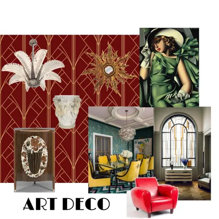 Art Deco Interior Design Mood Board by Sole Interiors on Style Sourcebook