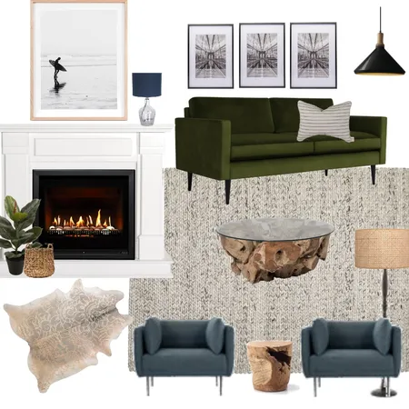 Living room blue Interior Design Mood Board by bleaman on Style Sourcebook