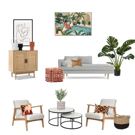 Front room 2 with daybed Interior Design Mood Board by jasminedistefano on Style Sourcebook