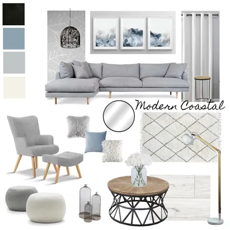 Modern Coastal Interior Design Mood Board by irishcolipano on Style Sourcebook