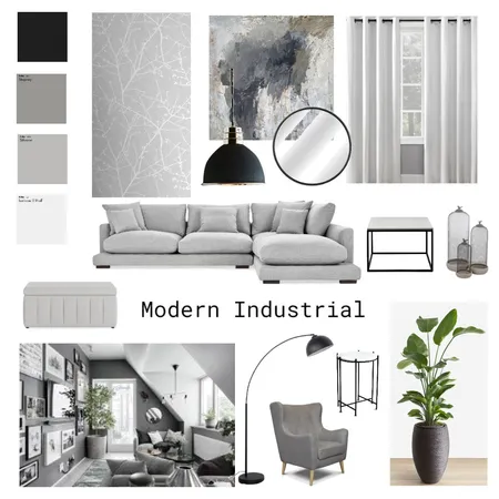 Modern Industrial Interior Design Mood Board by irishcolipano on Style Sourcebook