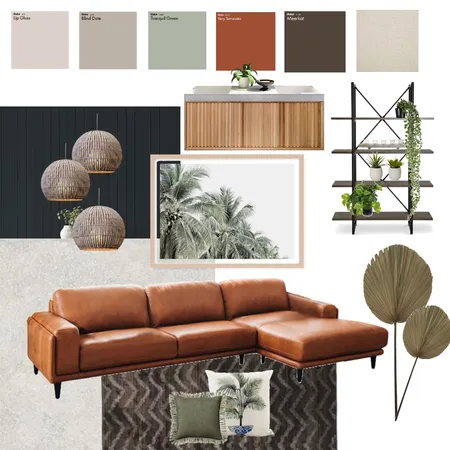 Tropical Interior Design Mood Board by Seven on Style Sourcebook