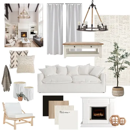 Farmhouse Living room Interior Design Mood Board by Studio_M Designs on Style Sourcebook