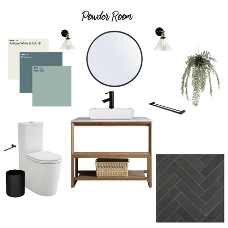 Sandrock Show Home Powder Room Interior Design Mood Board by Sandrock Interior Design on Style Sourcebook