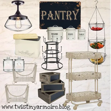 Pantry Interior Design Mood Board by Twist My Armoire on Style Sourcebook