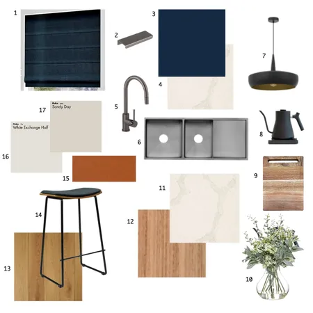 Kitchen Sample Board Interior Design Mood Board by Lisa Fleming on Style Sourcebook