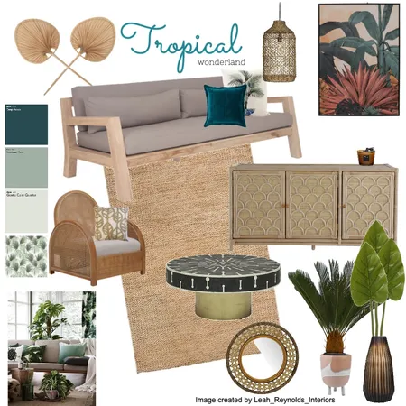 Tropical Wonderland Interior Design Mood Board by leezel73 on Style Sourcebook