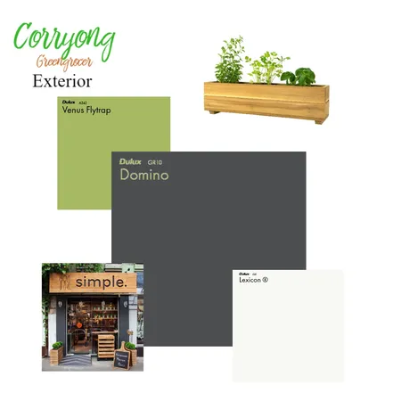 Corryong Greengrocer Ext Interior Design Mood Board by JoHum1504 on Style Sourcebook