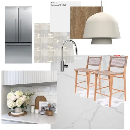 Coastal Luxe Kitchen Interior Design Mood Board by DanielleBritt on Style Sourcebook