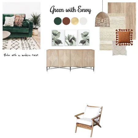 Green with envy Interior Design Mood Board by xxhan on Style Sourcebook