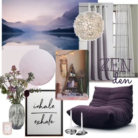 Zen Den.2 Interior Design Mood Board by lauramarindesign on Style Sourcebook