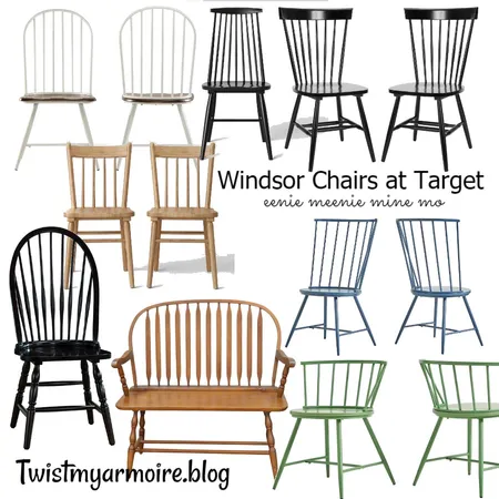 Windsor Chairs at Target Interior Design Mood Board by Twist My Armoire on Style Sourcebook