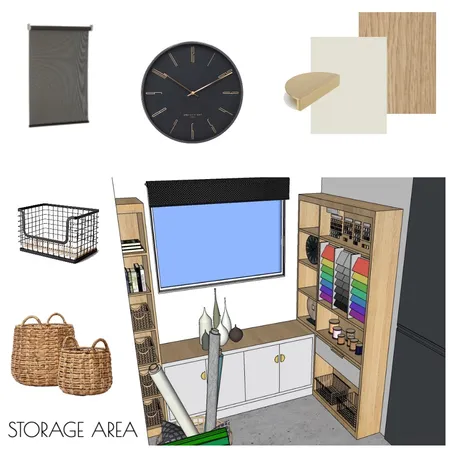 STORAGE AREA Interior Design Mood Board by KristieNorton on Style Sourcebook