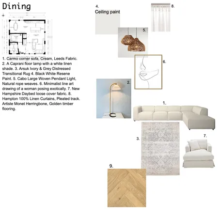 Mod 9 Interior Design Mood Board by oliviaking on Style Sourcebook