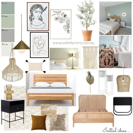 Bella: Modern Boho Teen Bedroom Interior Design Mood Board by Libby Edwards on Style Sourcebook