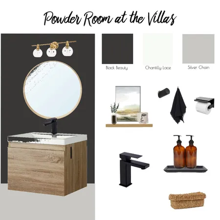 Villa Powder Room Interior Design Mood Board by Sacha Villa on Style Sourcebook