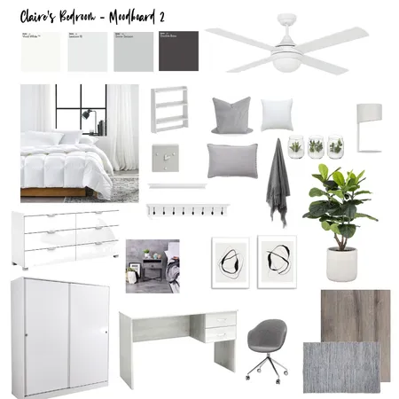 Claire's Bedroom - Moodboard2 Interior Design Mood Board by sherissancm on Style Sourcebook