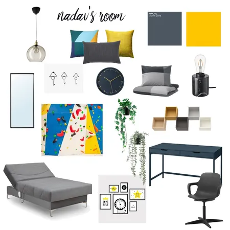 החדר של נדב Interior Design Mood Board by jenny.halfin on Style Sourcebook