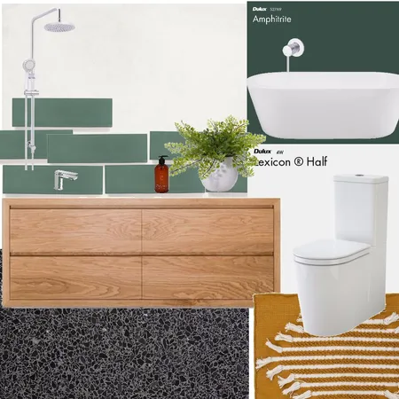 Bathroom Interior Design Mood Board by Zoe Ruyters on Style Sourcebook