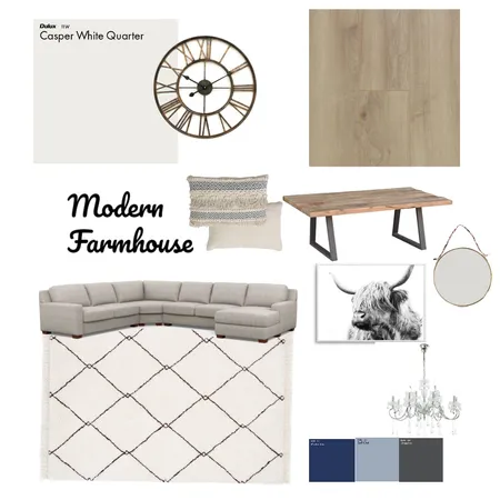 Modern Farmhouse Interior Design Mood Board by MakaylaMolnar on Style Sourcebook