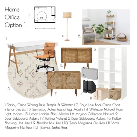 Dads Home Office #1 Interior Design Mood Board by AshJayne on Style Sourcebook