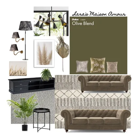 LMA - Lucy's Living Room Interior Design Mood Board by Lara' Maison Amour on Style Sourcebook