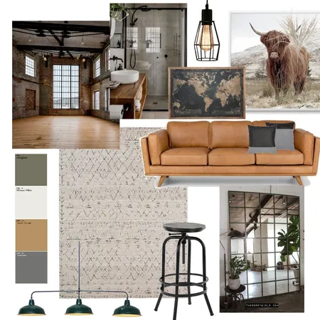 Industrial -Mod3 Interior Design Mood Board by lexisdollevoet on Style Sourcebook