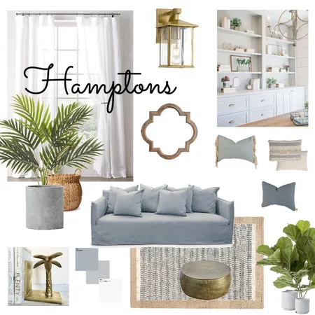 Hamptons Interior Design Mood Board by RT Interior Design on Style Sourcebook