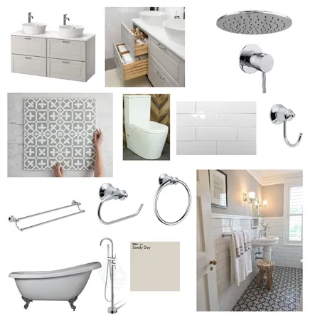 Broke Cottage Bathroom Interior Design Mood Board by Mel1987 on Style Sourcebook