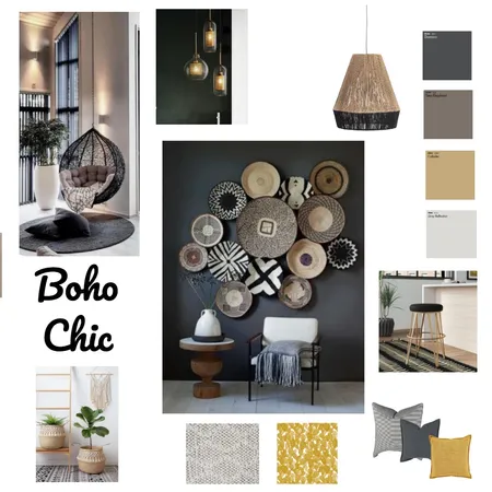 Boho Chic Interior Design Mood Board by shannonb on Style Sourcebook