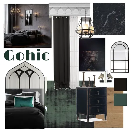 Gothic Interior Design Mood Board by kris heard on Style Sourcebook