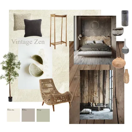 Vintage Zen Bedroom Interior Design Mood Board by BrittneyPhibbs520 on Style Sourcebook