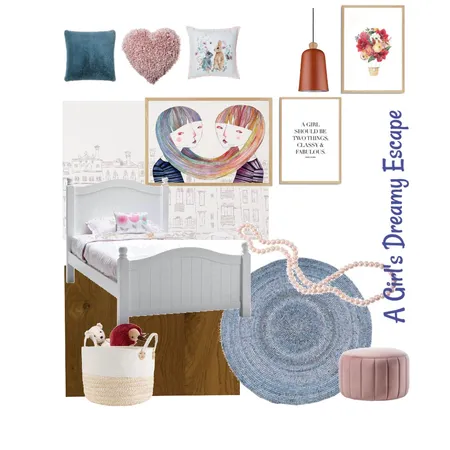 Little Girls Escape Interior Design Mood Board by Sandra Lucas Designs on Style Sourcebook