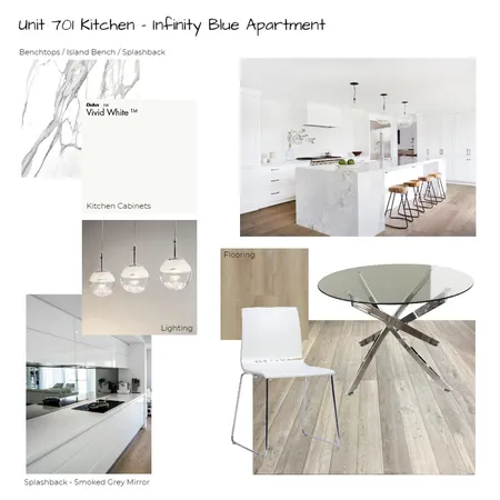 Unit 701 Kitchen - Option 3 (WHITE SANDS) Interior Design Mood Board by Lady Grey on Style Sourcebook